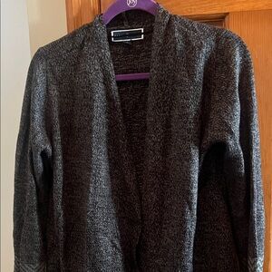 Karen Scott Charcoal Knit Cardigan